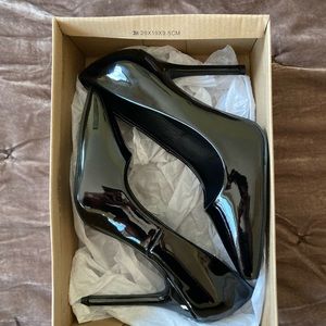 GLAMOROUS Wide Fit Patent Leather Stilettos size 7